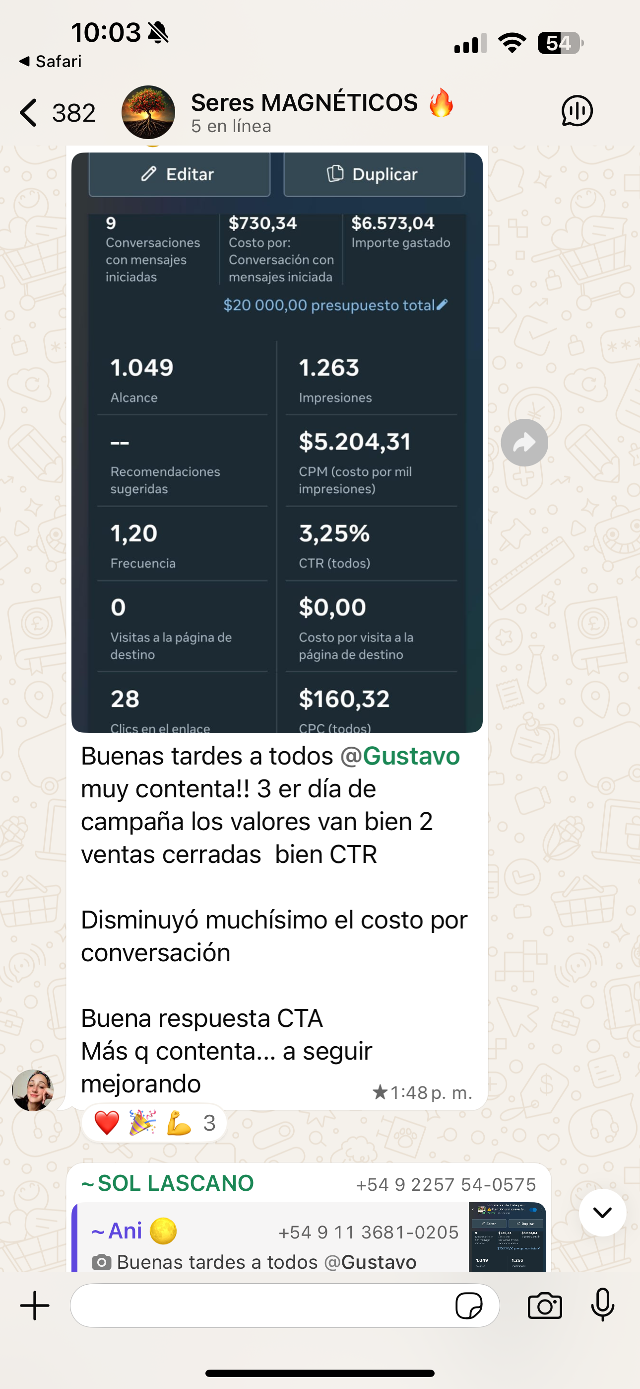 Testimonio comunidad 6