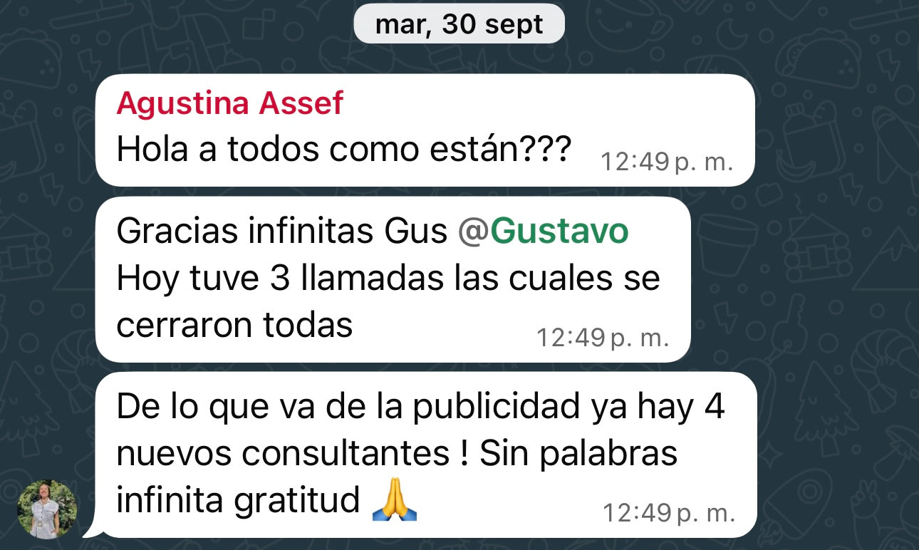 Testimonio WhatsApp 8