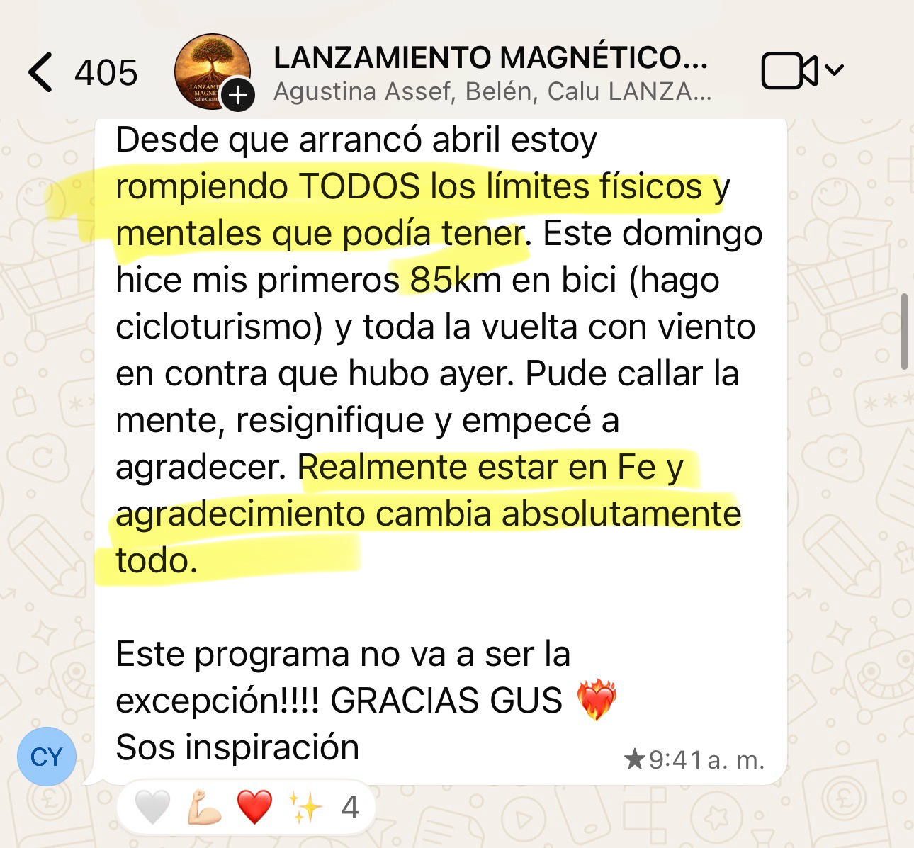 Testimonio real de Lanzamiento Magnético 8
