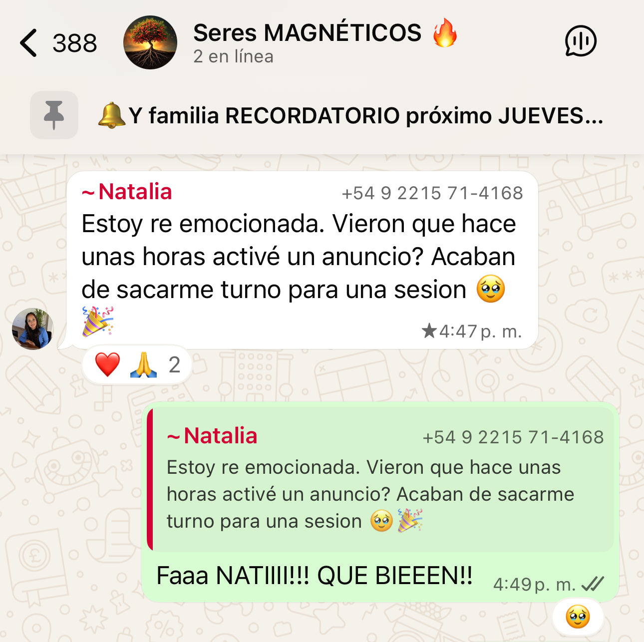 Testimonio comunidad 3