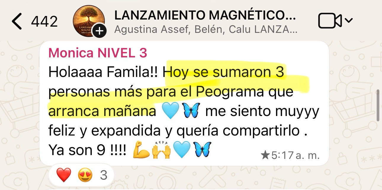 Testimonio real de Lanzamiento Magnético 16