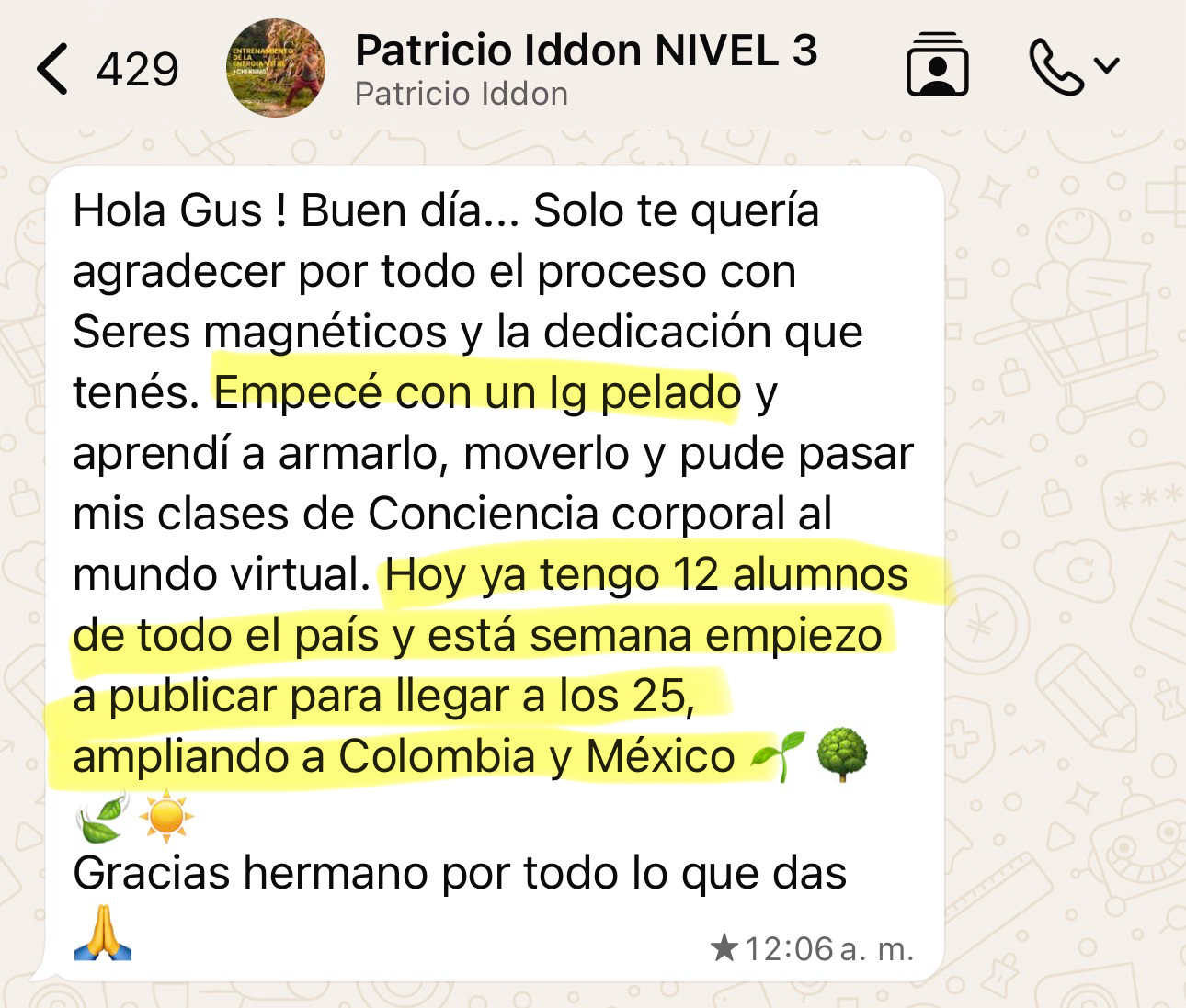 Testimonio real de Lanzamiento Magnético 11